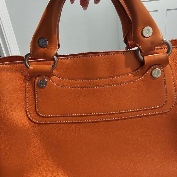 Celine cute orange small boston bag - Picture 2 of 12